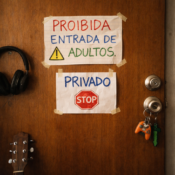 O quarto fechado também mexe com a mãe