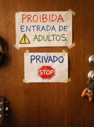 O quarto fechado também mexe com a mãe